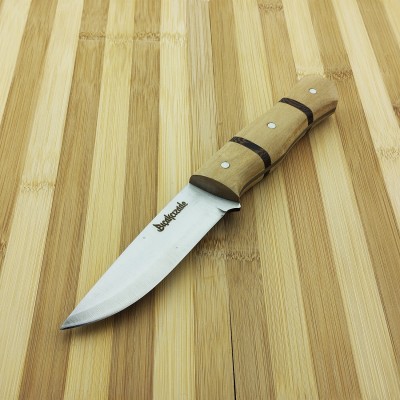 Bushcraft Outdoor Av Bıçağı Ceviz Saplı 4116 Çelik 