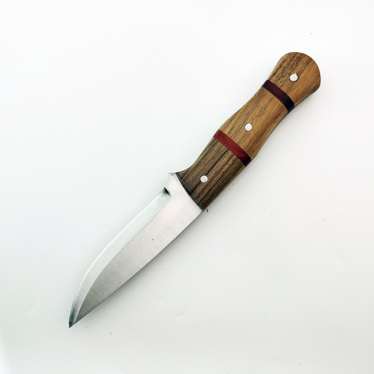 Bushcraft Outdoor Av Bıçağı Ceviz Saplı 4116 Çelik 