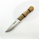 Bushcraft Outdoor Av Bıçağı Ceviz Saplı 4116 Çelik 