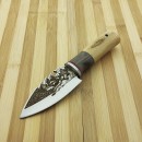 Kurt Gravürlü Ceviz Saplı 4116 Çelik Outdoor Av Bıçağı