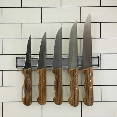 Çelebi Bursa Mutfak Bıçak Seti 5'li + Mıknatıslı Bıçaklık