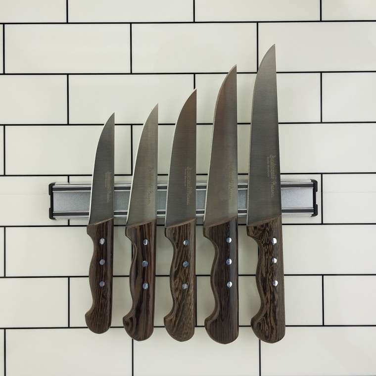 Kazancı Mutfak Bıçak Seti 5li + Mıknatıslı Bıçaklık Kazancı Mutfak Bıçak Seti 5li + Mıknatıslı Bıçaklık