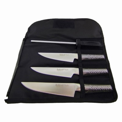 Master 3’lü Mutfak Bıçak Seti (Rulo Çantalı + Başlangıç Masatı)