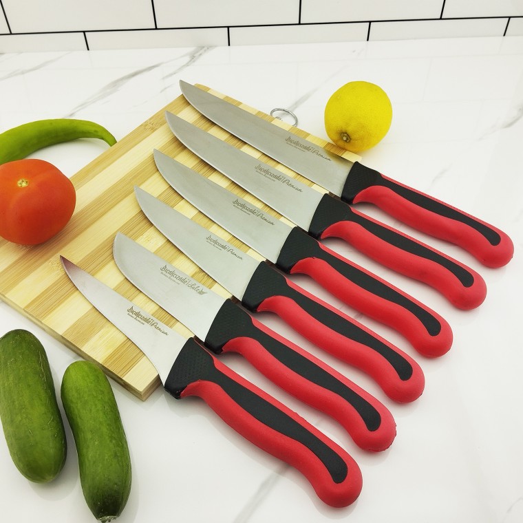 Premium Bursa Kasap Bıçak Seti 6'li Premium Bursa Kasap Bıçak Seti 6'li