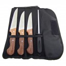 Saray 3’lü Mutfak Bıçak Seti (Rulo Çantalı + Başlangıç Masatı)