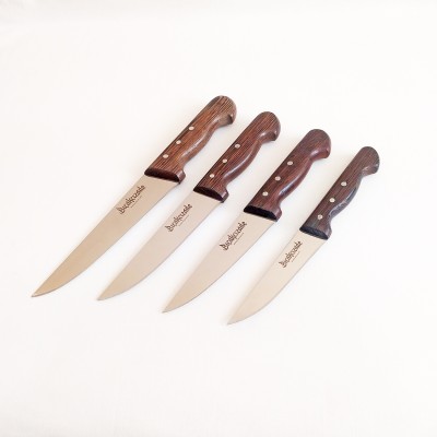 Bıçakcızade Wenge Saplı Bursa Bıçak 4lü Set