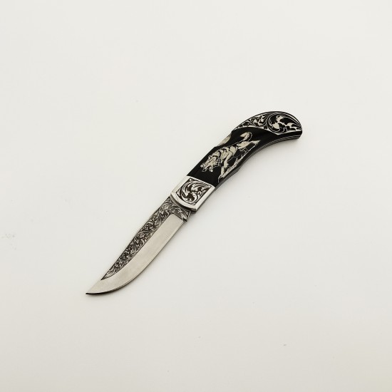 Kurt Desenli Gravürlü Çakı Kurt Desenli Gravürlü Çakı