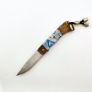 4116 Çelik Mozaik Pim Epoxy Ahşap Çakı