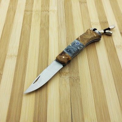 4116 Çelik Mozaik Pim Epoxy Ahşap Çakı