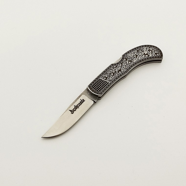 N690 Çelik Gravürlü Bursa Çakısı