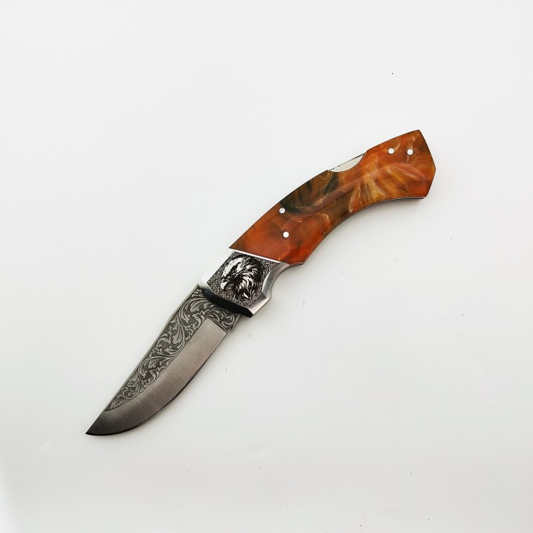 Kartal Başlı Balçak N690 Epoxy Saplı Gravür Namlulu Çakı 21 cm Kartal Başlı Balçak N690 Epoxy Saplı Gravür Namlulu Çakı 21 cm