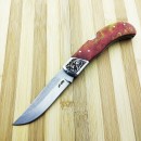 N690 Alev Desenli Epoxy Saplı Sırttan Kilitli Çakı 23 cm N690 Alev Desenli Epoxy Saplı Sırttan Kilitli Çakı 23 cm