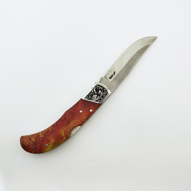 N690 Alev Desenli Epoxy Saplı Sırttan Kilitli Çakı 23 cm N690 Alev Desenli Epoxy Saplı Sırttan Kilitli Çakı 23 cm