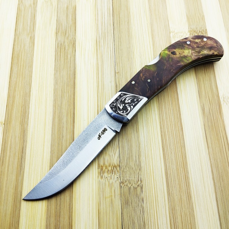 Stellar Galaxy N690 Çelik Stabilize Epoxy Saplı Sırttan Kilitli Premium Çakı Stellar Galaxy N690 Çelik Stabilize Epoxy Saplı Sırttan Kilitli Premium Çakı